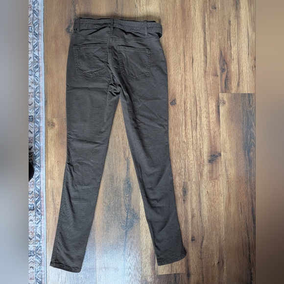 RW&CO. Women's Olive Army Green Chinos Utility Pants Slim Fit Small High Waist - Picture 6 of 10